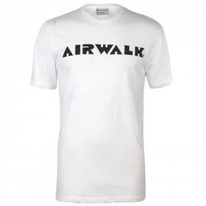 Airwalk Logo T Shirt Mens - White