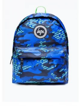 Hype Boys Neon Logo Camo Backpack - Multi