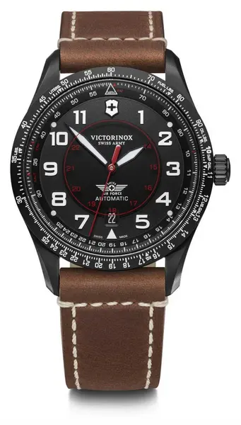 Victorinox 241886 Airboss Mechanical (42mm) Black Dial / Watch