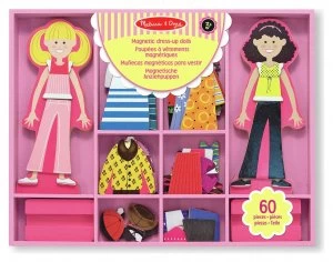 Melissa and Doug Abby Emma Magnetic Wooden Dress Up