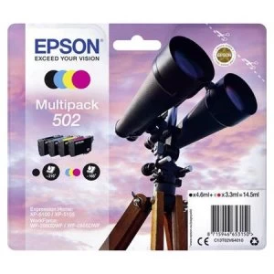 Epson Binoculars 502 Black And Tri Colour Ink Cartridge
