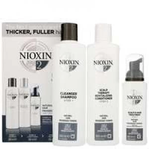 Nioxin 3D Care System System 2, 3 Part System Kit: For Natural Hair And Progressed Thinning