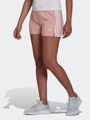 adidas Essentials Slim 3-stripes Shorts, Grey Size M Women