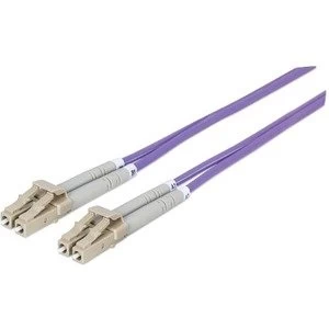 Fiber Duplex Patch Cord Om3 50/125 Lc/st Purple- 5 M