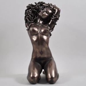The Temptation of Medusa Cold Cast Bronze Sculpture 21cm