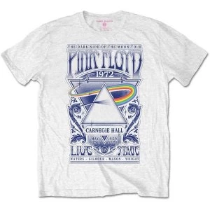 Pink Floyd - Carnegie Hall Poster Kids 1 - 2 Years T-Shirt - White