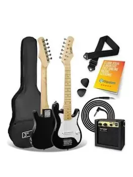 3Rd Avenue Junior Electric Guitar Pack - Black And White