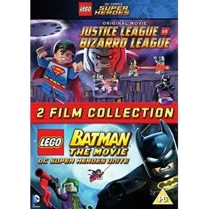 LEGO Double Justice League vs. Bizarro & LEGO Batman DVD
