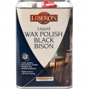 Liberon Black Bison Liquid Wax Clear 5l