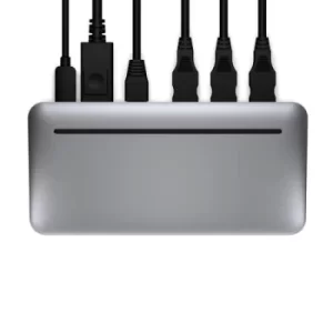 Stone II USB C Multiport Hub Silver 7 Ports HDMI RJ45 USB 3.2 Gen 1 3.1 Gen 1 Type A USB 3.2 Gen 1 3.1 Gen 1 Type C Gigabit Ethernet