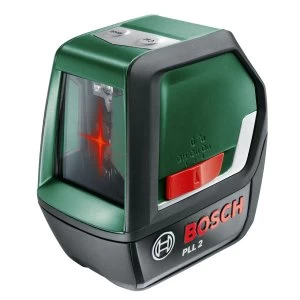 Bosch PLL 2 Cross Line Laser Tripod Set