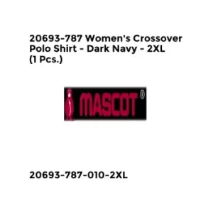 20693-787 Womens Crossover Polo Shirt - Dark Navy - 2XL (1 Pcs.)