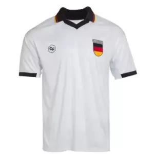 Classicos de Futebol Germany Retro Fan Shirt Mens - White