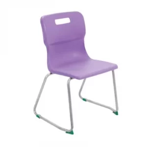 TC Office Titan Skid Base Chair Size 5, Purple