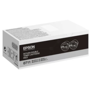 Epson C13S050711 (0710) Black Laser Toner Ink Cartridge