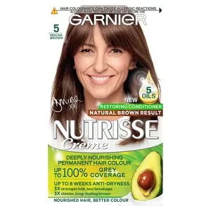 Garnier Nutrisse Permanent Hair Dye 5 Mocha Brown