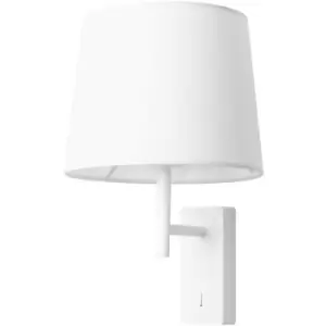 Forlight Aura Wall Lamp with Shade White, E27