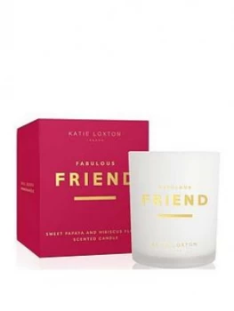 Katie Loxton Sentiment Candle Fabulous Friend Sweet Papaya And Hibiscus Flower 160G