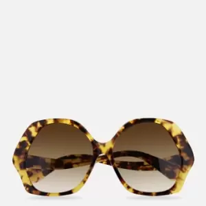 Vivienne Westwood Womens Oversized Acetate Sunglasses - Brown Grad