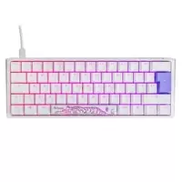 Ducky One 3 Classic 60 USB RGB Mechanical Gaming Keyboard Cherry Blue - Pure White UK Layout