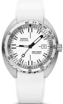 Doxa Watch SUB 1500T Whitepearl Rubber