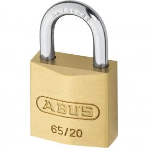 Abus 65 Series Compact Brass Padlock Keyed Alike 20mm Standard 201