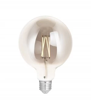 4Lite WiZ Connected SMART LED WiFi Filament Bulb GLOBE Clear Smoky - 4L1-8019