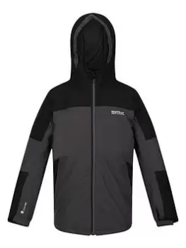Boys, Regatta Beamz II Waterproof Insulated Jacket - Dark Grey, Size 11-12 Years