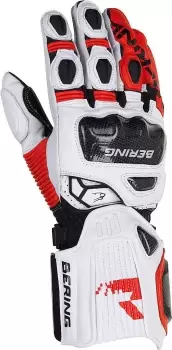 Bering Shoot-R Motorcycle Gloves, black-red, Size 2XL, black-red, Size 2XL