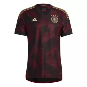 adidas Germany Away Authentic Shirt 2022/2023 Mens - Black