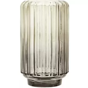 Chima Ribbed Glass Vase - Premier Housewares