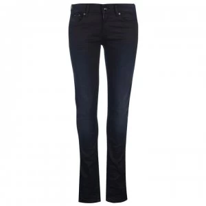 G Star 3301 Contour Skinny Jeans Womens - dk aged