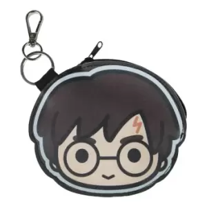 Harry Potter Chibi Harry Coin Purse (One Size) (Brown/Black/Beige)