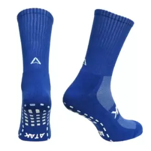 Atak Grip Mid Leg Socks Senior - Blue