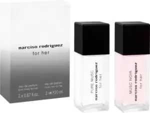 Narciso Rodriguez For Her Eau de Parfum Duo 2 x 20ml