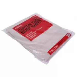 ProDec 24' X 3' Cotton Twill Dust Sheet- you get 10