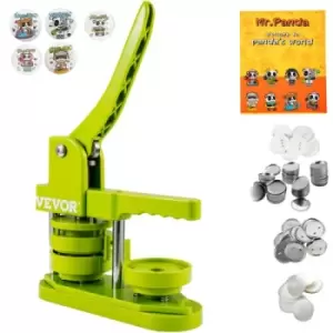 VEVOR Button Maker Machine, Installation-Free Badge Punch Press Kit, 58mm (2.25 inch) Pin Maker, Button Making Supplies with 100pcs Button Parts & Cir