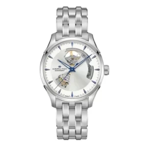 Hamilton Jazzmaster Open Heart Automatic Silver Dial Stainless Steel Bracelet Mens Watch H32675150