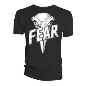 Judge Dredd & 2000 AD - Judge Dredd Judge Fear Giant Badge Mens Medium T-Shirt - Black