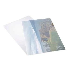 Rapesco Eco Cut Flush Folders A4 Clear Pack of 100 1105