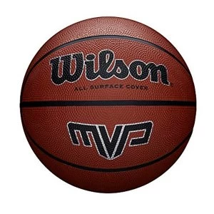 Wilson Unisex's MVP Basketball, Orange, 7