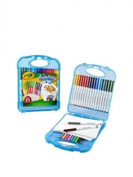 Crayola Supertips Washable Markers And Paper Set