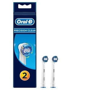Oral B Precision Clean Replacement Toothbrush Heads x2