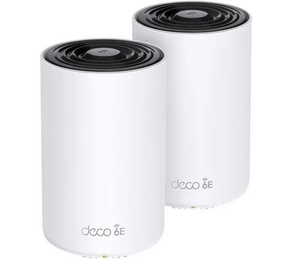 TP-LINK Deco XE75 Pro Whole Home WiFi System - Twin Pack, White 4897098685013