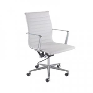 Avior Campania Executive Leather Look Chair White KF73891