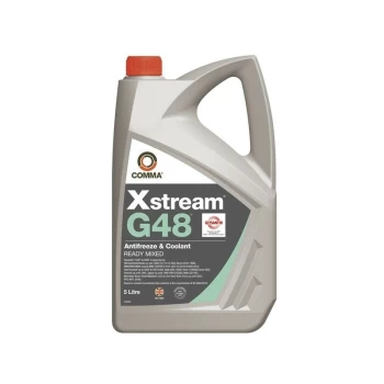 Xstream G48 Antifreeze & Coolant - Ready To Use - 5 Litre - XSG48M5L - Comma