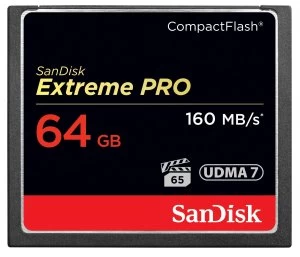 SanDisk Extreme PRO Compact Flash 64GB Memory Card