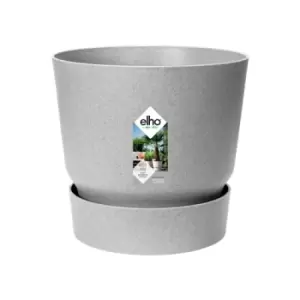 Elho Greenville 40cm Round Plastic Ourdoor Plant Pot - Living Concrete