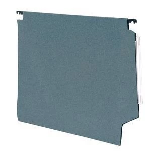5 Star 275mm 180gm2 Lateral Files Manilla Heavyweight with Clear Tabs and Inserts Green Pack of 50