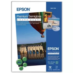 Epson C13S041765 10x15cm Premium Semigloss Photo Paper 251g x50